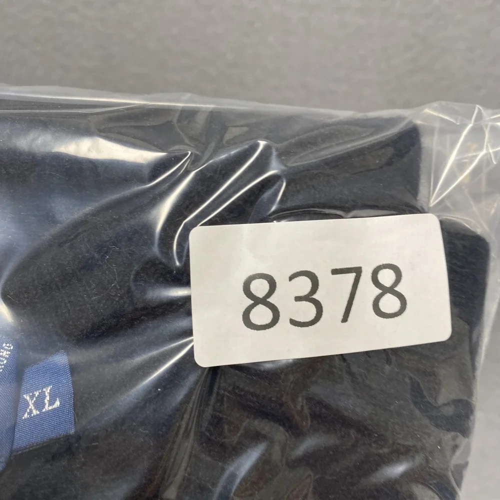Polo Ralph Lauren Sweater Mens Extra Large‎ Black 100% Lambswool Pullover Knit